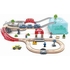 CIRCUIT TRAIN VILLE 2 EN 1 VEHICULES HAPE -1