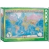 PUZZLES 1000 CARTE DU MONDE PUZZLES SMART CUT -1