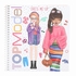 ALBUM A COLORIER STIKERS LIVRES TOP MODEL -1