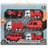 COFFRET 6 CAMIONS POMPIER 12CM VEHICULES DIVERS -1