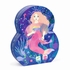 PUZZLE SILHOUETTE SIRENE 4 ANS PUZZLES DJECO -1