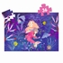 PUZZLE SILHOUETTE SIRENE 4 ANS PUZZLES DJECO -2