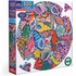 PUZ 500 EEBOO ROND SEAHORSES PUZZLES EEBOO -1