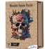 WOODEN 232PCS SKULL PUZZLES SMART GAMES -1