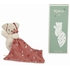 DOUDOU CHIEN BRIQUE PELUCHES KALOO -1