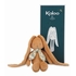 PANTIN LAPIN ABRICOT 25 CM PELUCHES KALOO -1