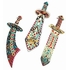 3 SABRES A DECORER MOSAIQUES JEUX CREATIFS DJECO -1