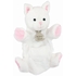 MARIONETTE CHAT BLANC PELUCHES DOUDOU ET COMPAGNIE -1