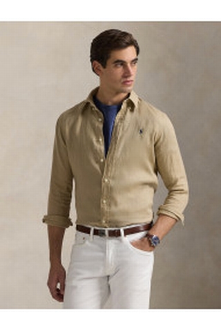 CHEMISE CUSTOM EN LIN RALPH LAUREN
