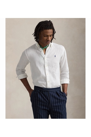 CHEMISE CUSTOM EN LIN RALPH LAUREN
