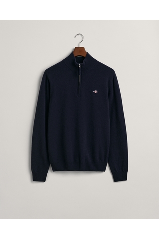 PULL ZIPPÉ SUPERFINE LAMBSWOOL GANT