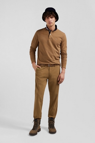 PANTALON CHINO EN PIQUÉ EDEN-PARK