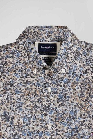 CHEMISE MICRO IMPRIMÉ FLORAL EDEN-PARK