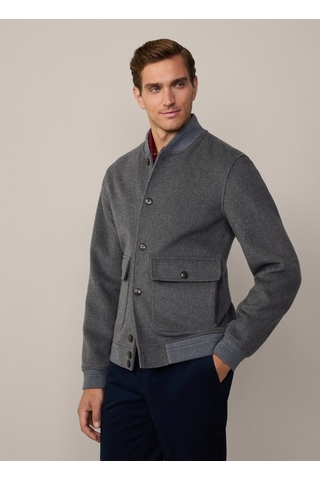 BOMBER À FERMETURE BOUTONNÉE HACKETT