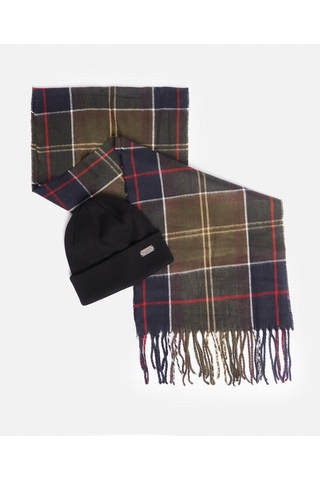 COFFRET BONNET ECHARPE BARBOUR