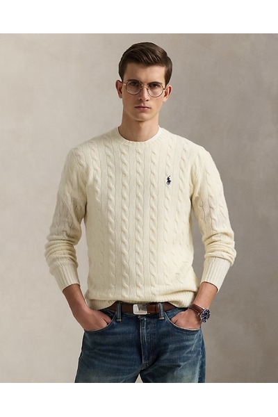 PULL COL ROND TORSADE