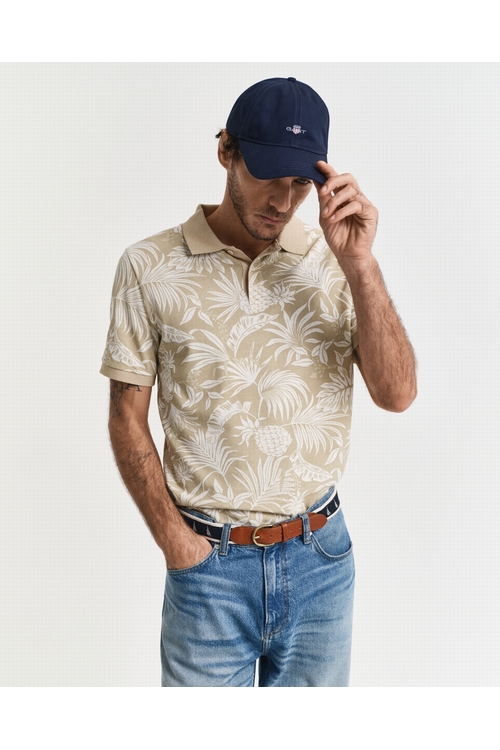 POLO À IMPRIMÉ TROPICAL GANT
