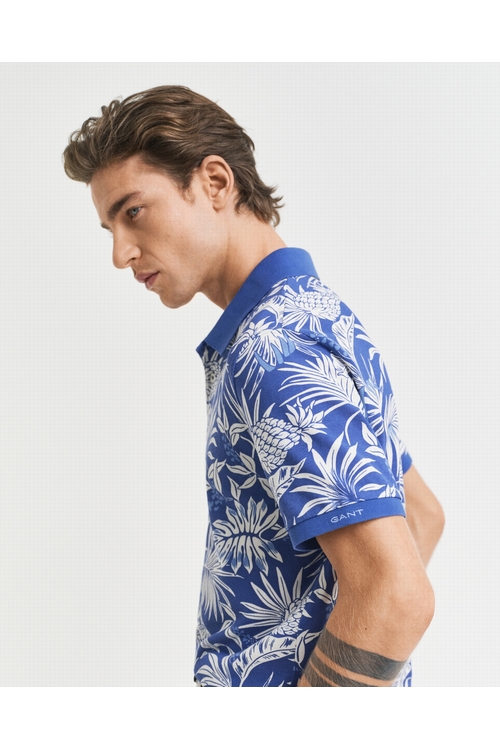 POLO À IMPRIMÉ TROPICAL GANT