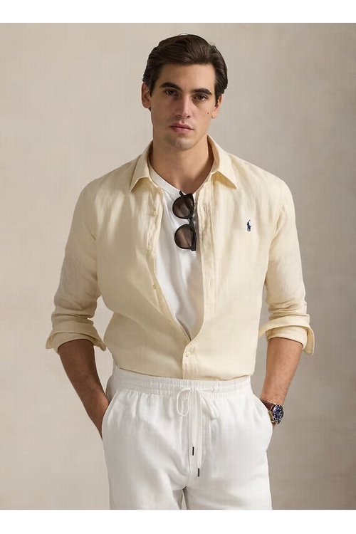 CHEMISE EN LIN SLIM RALPH LAUREN