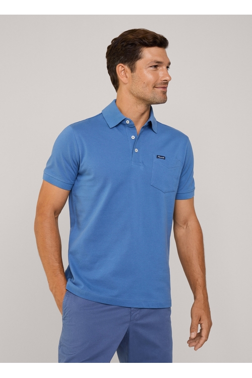 POLO À POCHE POITRINE FAÇONNABLE