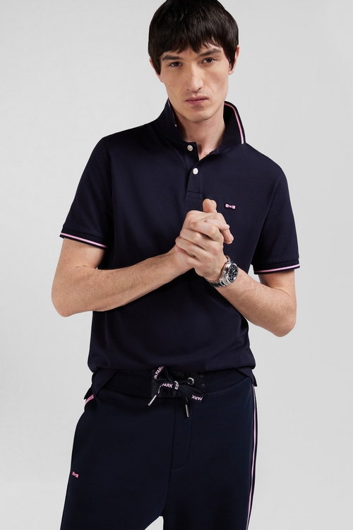 POLO MC COL JACQUARD EDEN-PARK