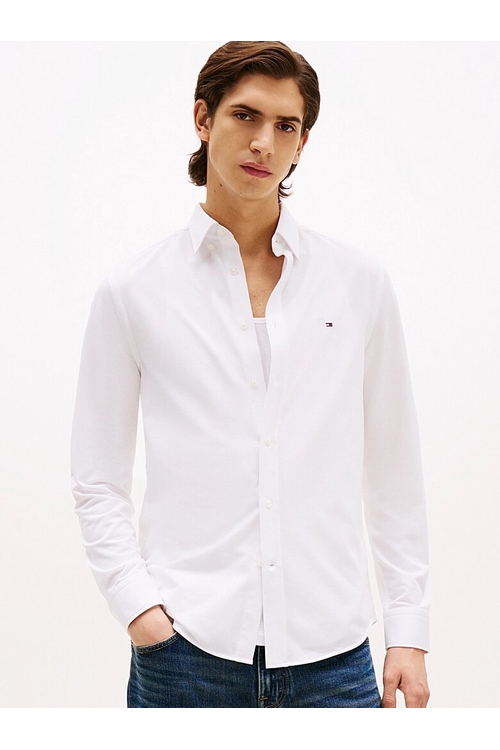 CHEMISE SLIM À COL BOUTONNÉ TOMMY HILFIGER