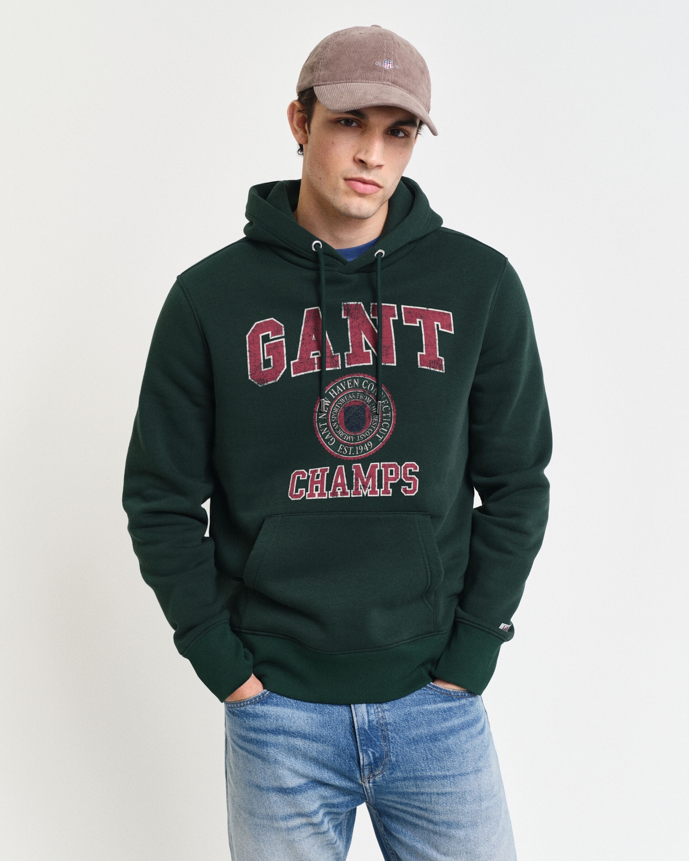 SWEAT À CAPUCHE LOGO GANT