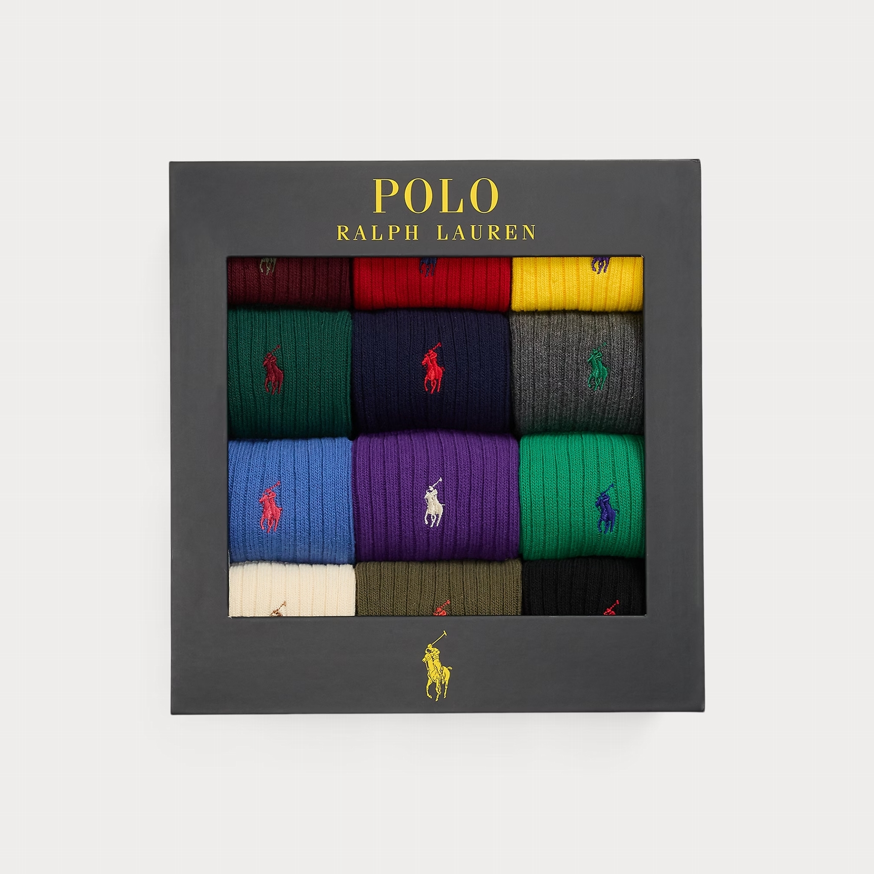 COFFRET CHAUSSETTES 12 PAIRES RALPH LAUREN