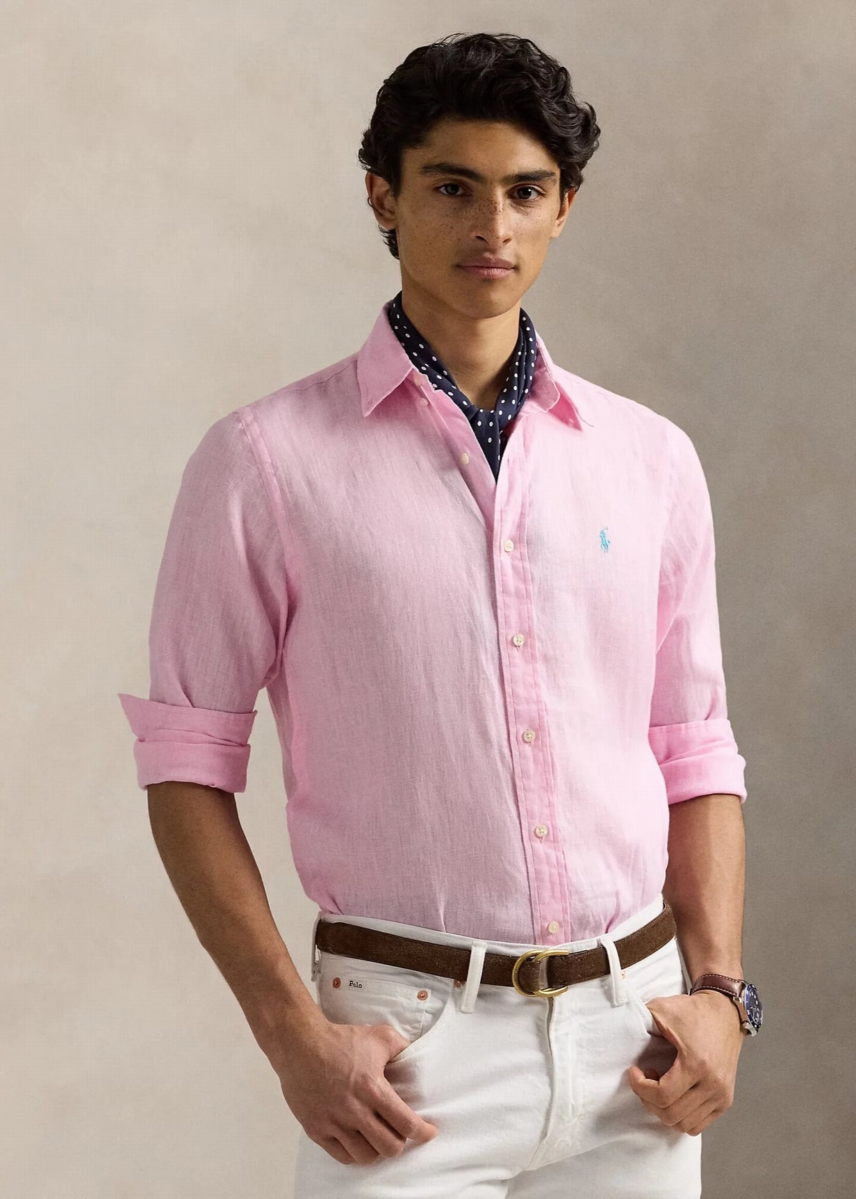 CHEMISE EN LIN SLIM RALPH LAUREN