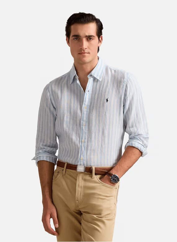 CHEMISE EN LIN RALPH LAUREN
