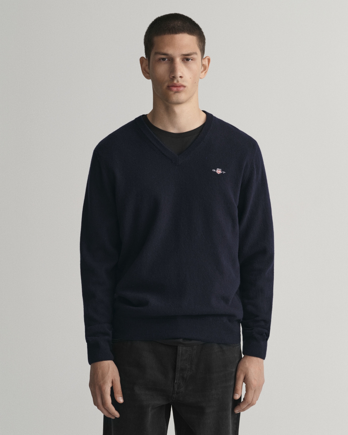 PULL V SUPERFINE LAMBSWOOL GANT