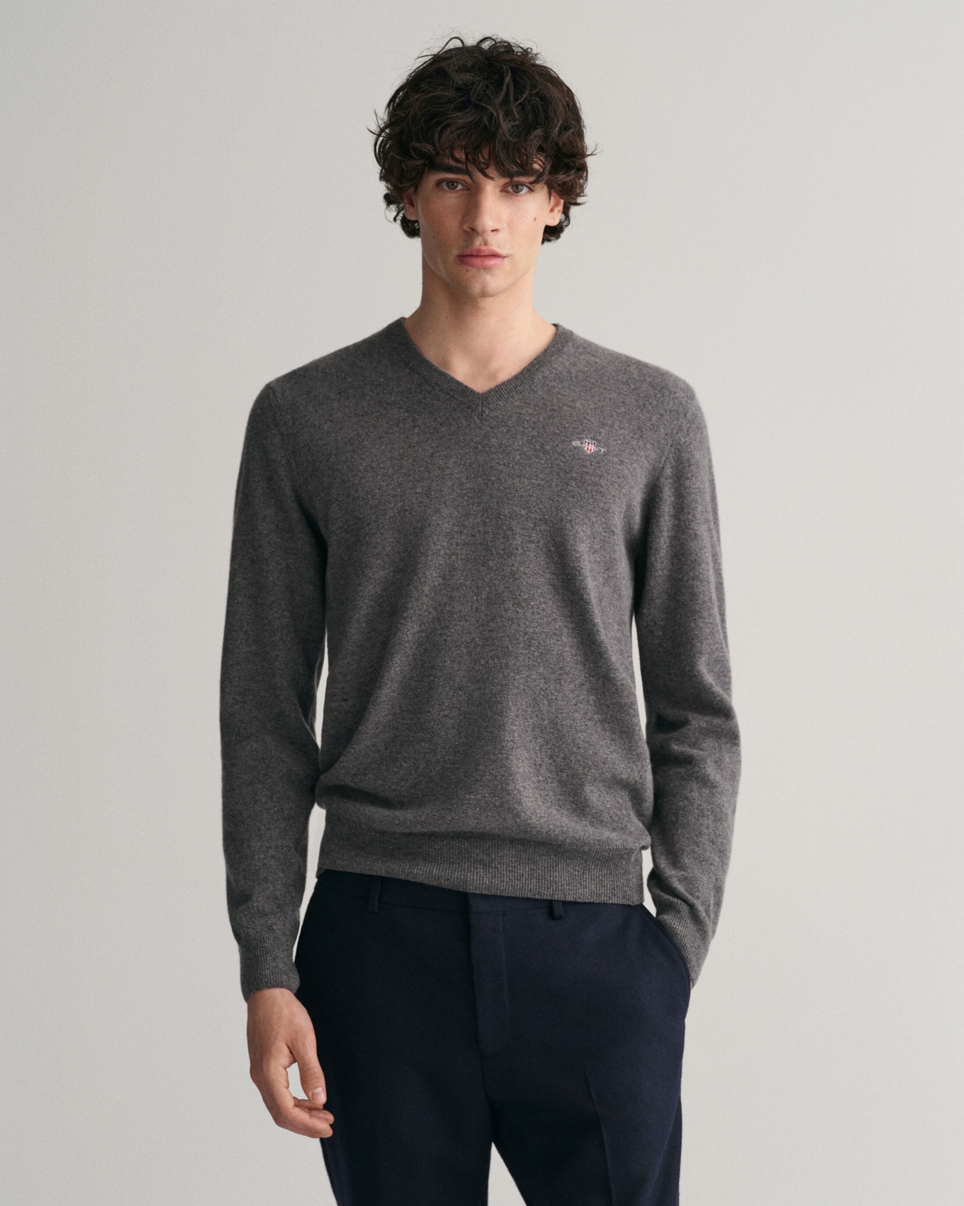 PULL V SUPERFINE LAMBSWOOL GANT