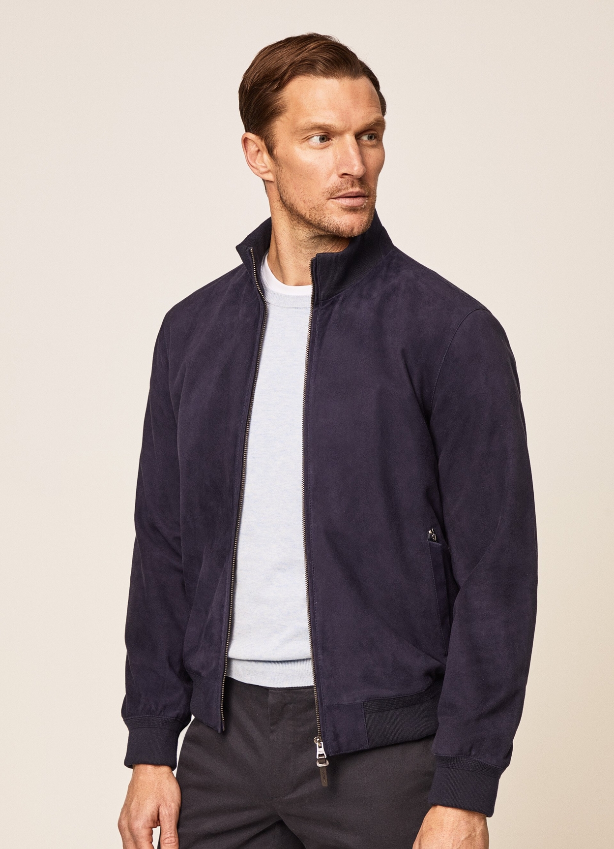 BLOUSON EN CUIR HACKETT