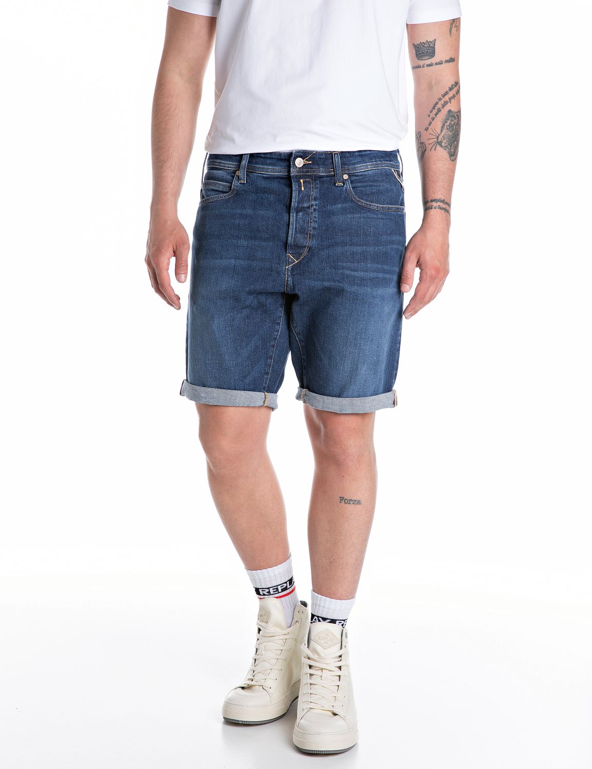 BERMUDA JEAN SLIM REPLAY