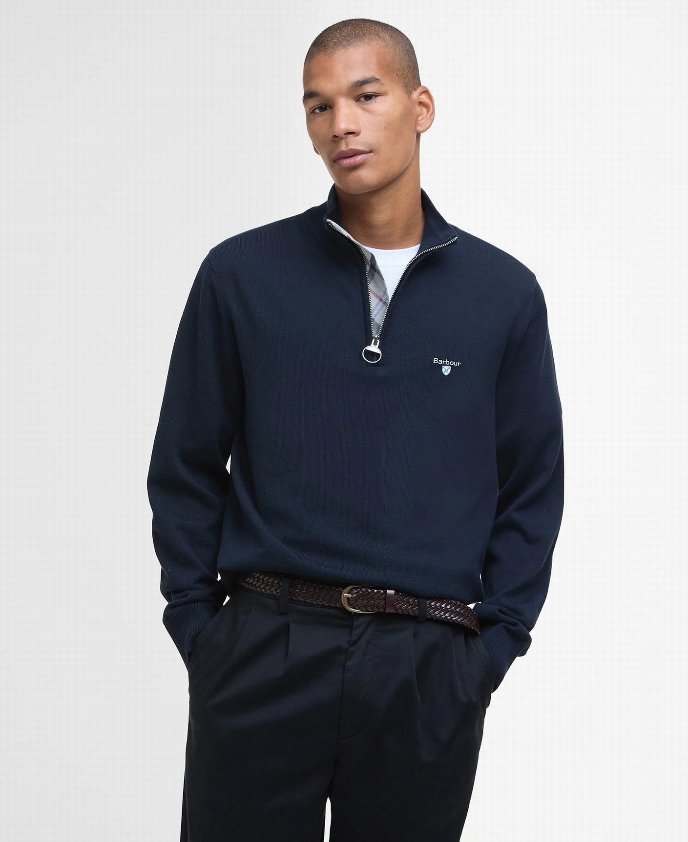 PULL COL ZIP BARBOUR