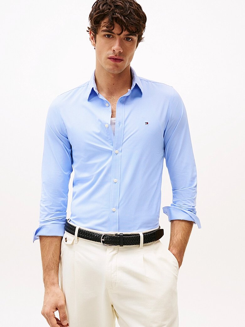 CHEMISE SLIM FLEX  CARREAUX V TOMMY HILFIGER