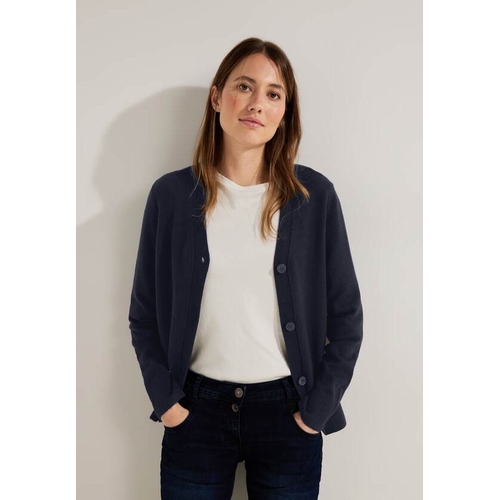 CARDIGAN CECIL - CECIL - MARINE 14077 - 1