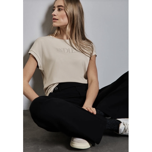 TEE SHIRT STREET ONE - STREET ONE - SAND 25437 - 1