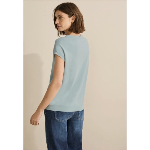TEE SHIRT ML CECIL - CECIL - SALVIA 36560 - 2