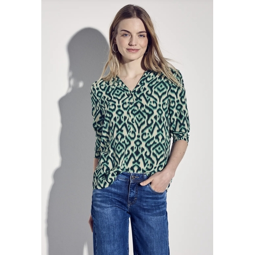 BLOUSE STREET ONE - STREET ONE - GREEN 35930 - 1
