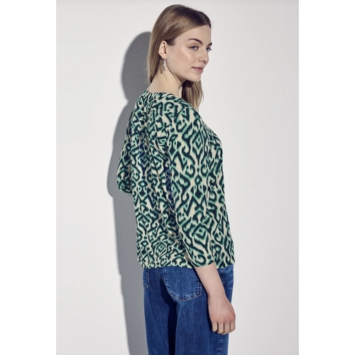 BLOUSE STREET ONE - STREET ONE - GREEN 35930 - 2