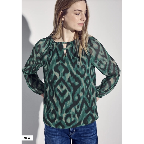BLOUSE STREET ONE - STREET ONE - GREEN 35930 - 1