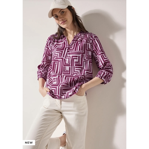 BLOUSE CECIL - CECIL - PRUNE 26604 - 2