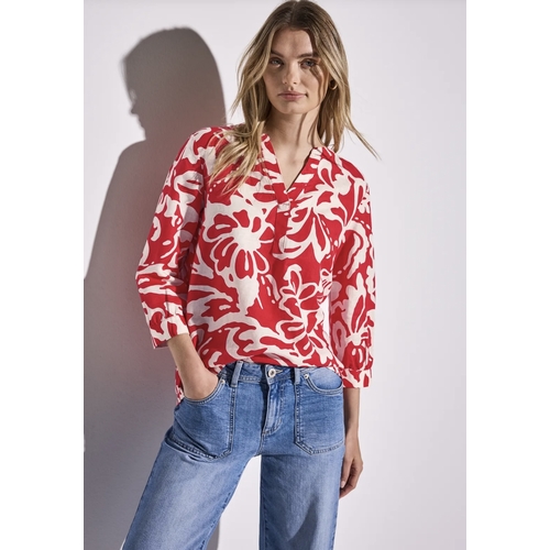 BLOUSE STREET ONE - STREET ONE - RED 26278 - 2