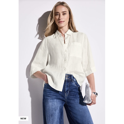 BLOUSE STREET ONE - STREET ONE - WHITE 10108 - 1
