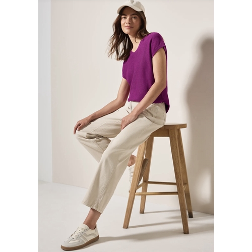 TEE SHIRT CECIL - CECIL - PRUNE 16604 - 1