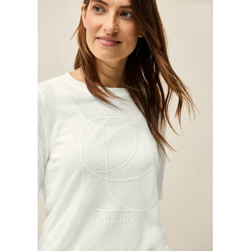 TEE SHIRT CECIL - CECIL - VANILLE 23474 - 1