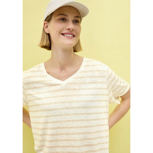 TEE SHIRT CECIL - CECIL - BEIGE 26504 - 1
