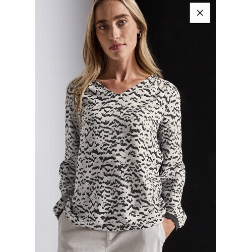 BLOUSE STREET ONE - STREET ONE - BEIGE 37019 - 2