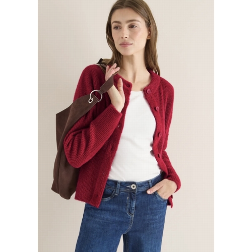 CARDIGAN CECIL - CECIL - BORDEAUX 16710 - 1